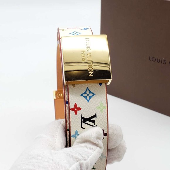 Authentic Louis Vuitton Belt Saint Tulle Carre - Picture 6 of 15